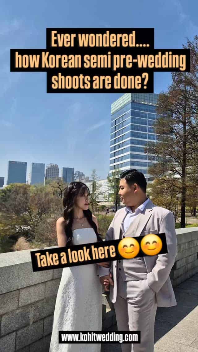 💍 Semi wedding photography day in Korea in Spring🇰🇷

Our semi wedding package (shorter version of full prewedding package) 📸 starts from 1,250,000 KRW no hidden fees, no surprises.

📅 Slots fill up fast — contact us now before fully booked and check promotion waiting for you

💕 Like & follow us 

🔗 Stay connected:
➡ Facebook: www.facebook.com/kohitweddingenglish
➡ YouTube: www.youtube.com/c/Koreaprewedding
🌐 Website: www.kohitwedding.com
💬 WhatsApp: +82-10-8986-6494
✉ Email: kohitwedding@naver.com

#koreaprewedding
#koreanprewedding
#koreapreweddingshoot
#koreawedding
#koreanwedding