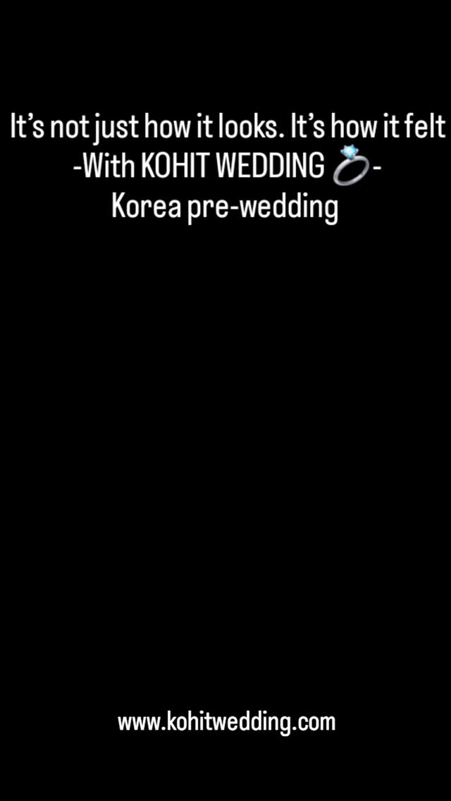💍 Dream Prewedding in Korea Starts Here 🇰🇷

Our full prewedding package 📸 starts from just 1,900,000 KRW (~1300 USD!) — no hidden fees, no surprises.

🎁 Promotion event
✨ Snapshot video / short video 🎥
✨ MV-style photo slideshow
✨ + more exclusive deals only with KOHIT WEDDING 😆👍

📅 Slots fill up fast — contact us now before fully booked and check promotion waiting for you

💕 Like & follow us 

🔗 Stay connected:
➡ Facebook: www.facebook.com/kohitweddingenglish
➡ YouTube: www.youtube.com/c/Koreaprewedding
🌐 Website: www.kohitwedding.com
💬 WhatsApp: +82-10-8986-6494
✉ Email: kohitwedding@naver.com

#koreaprewedding
#koreanprewedding
#koreapreweddingshoot
#koreawedding
#gaeul_studio